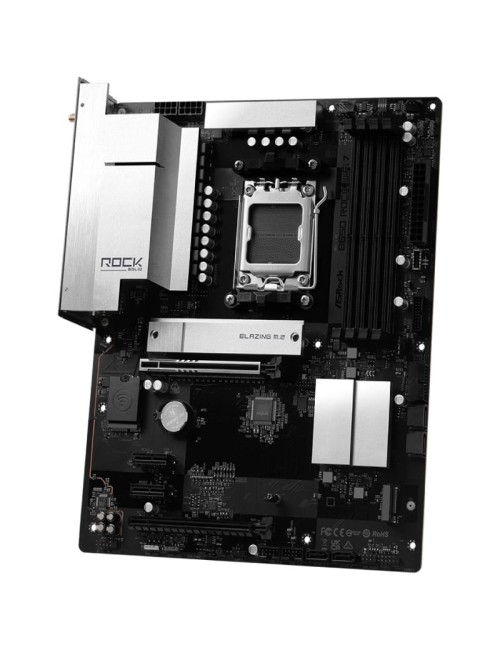 Placa Base Asrock B650 ROCK WIFI 7/ DDR5/ PCIe 5.0/ Socket AM5