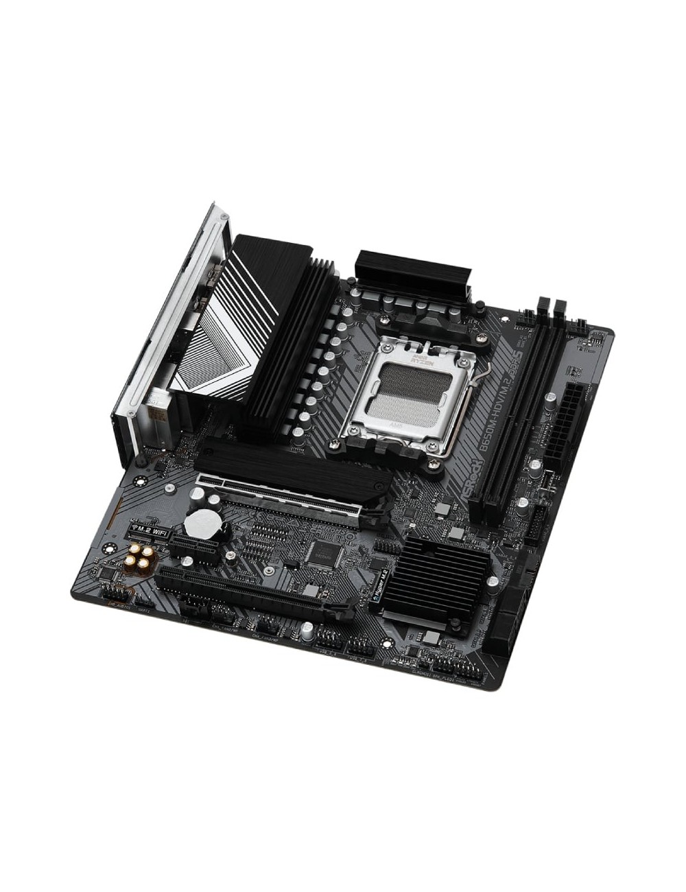 Placa Base Asrock B650M-HDV/M.2/ DDR5/ PCIe 5.0/ Socket AM5/ Micro ATX