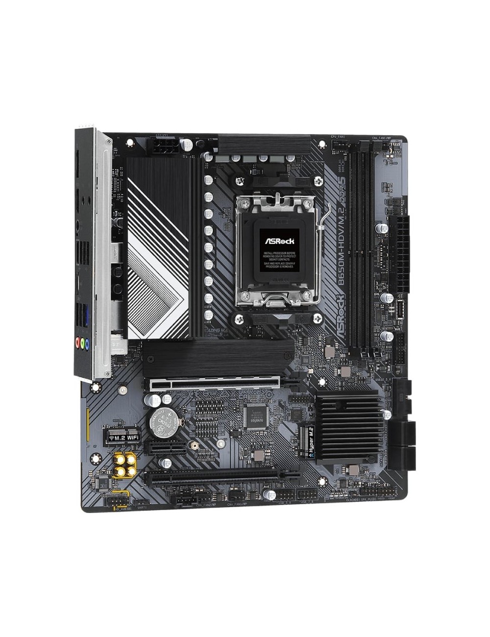 Placa Base Asrock B650M-HDV/M.2/ DDR5/ PCIe 5.0/ Socket AM5/ Micro ATX