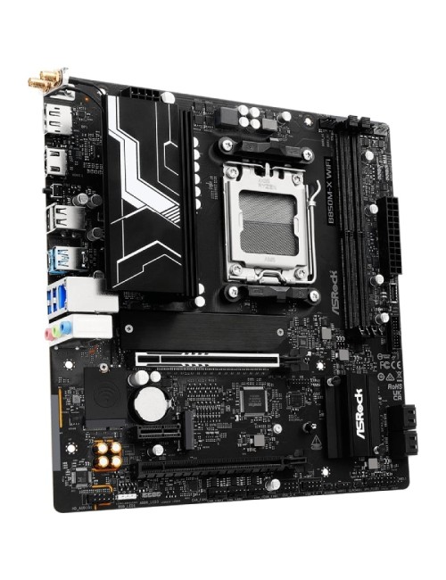 Placa Base Asrock B850M-X WiFi R2.0/ DDR5/ PCIe 5.0/ Socket AM5/ Micro ATX
