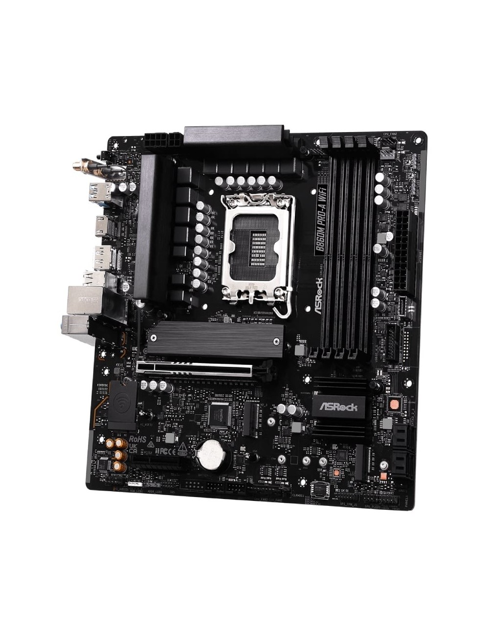 Placa Base Asrock B860M PRO-A WIFI Socket 1851/ DDR5/ PCIe 5.0/ Micro ATX
