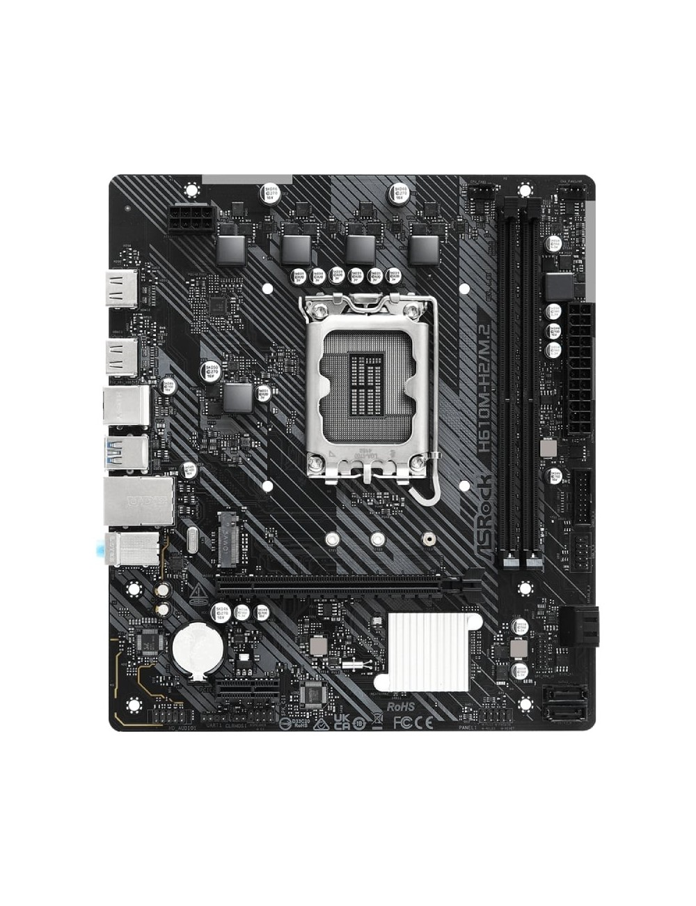 Placa Base Asrock H610M-H2/M.2 Socket 1700/ DDR4/ PCIe 4.0/ Micro ATX
