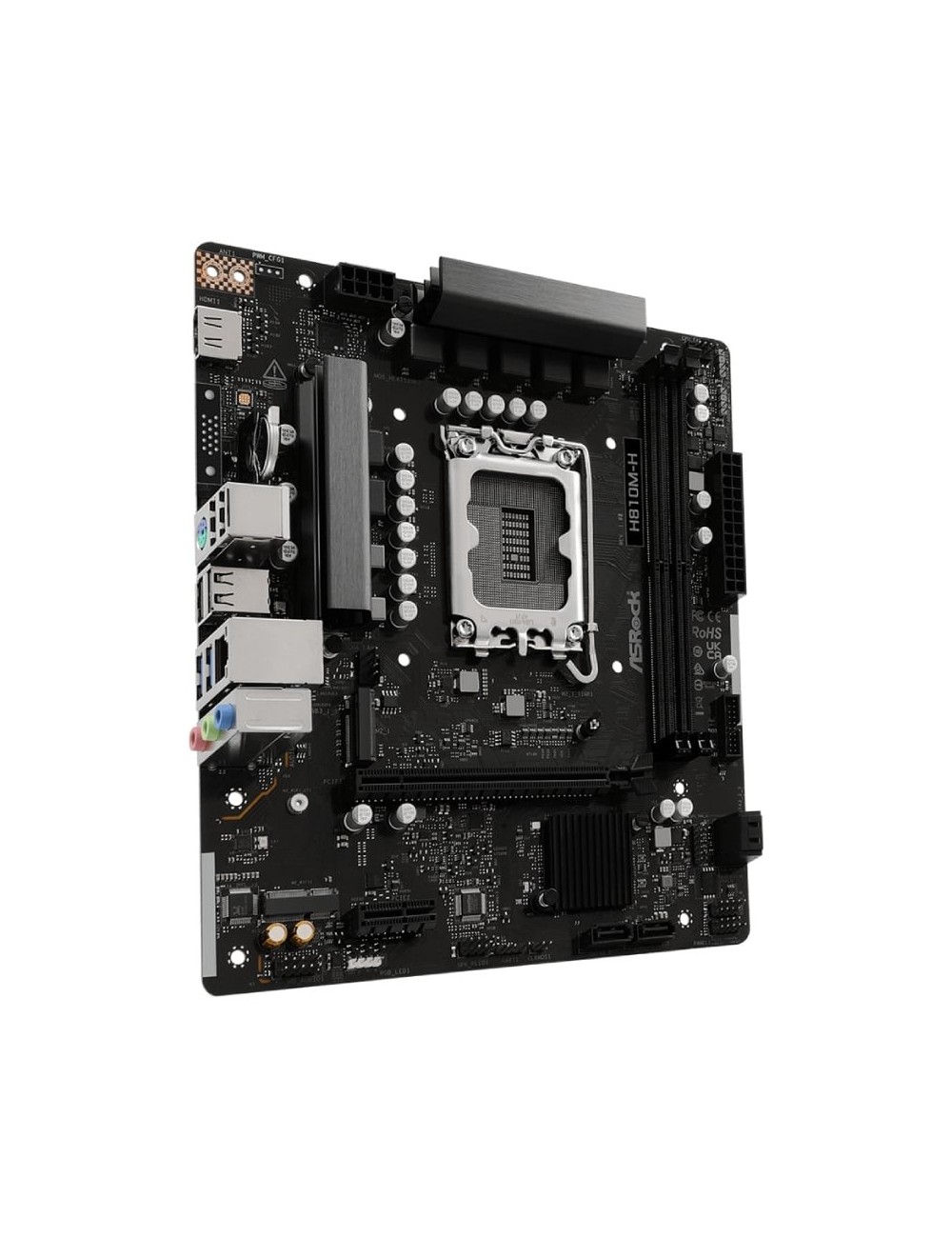 Placa Base Asrock H810M-H Socket 1851/ DDR5/ PCIe 4.0/ Micro ATX