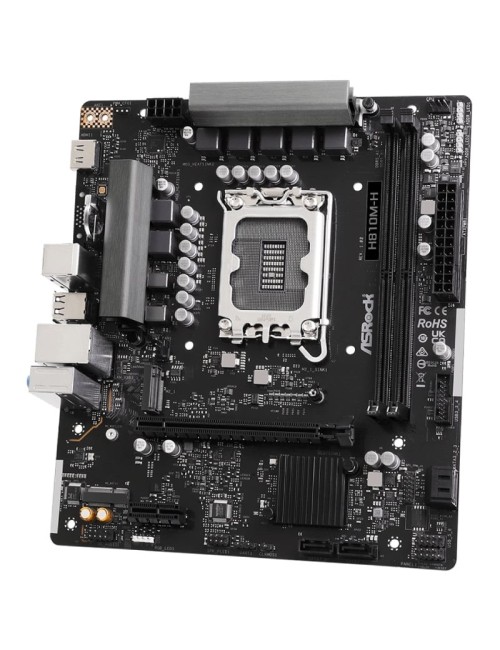 Placa Base Asrock H810M-H Socket 1851/ DDR5/ PCIe 4.0/ Micro ATX