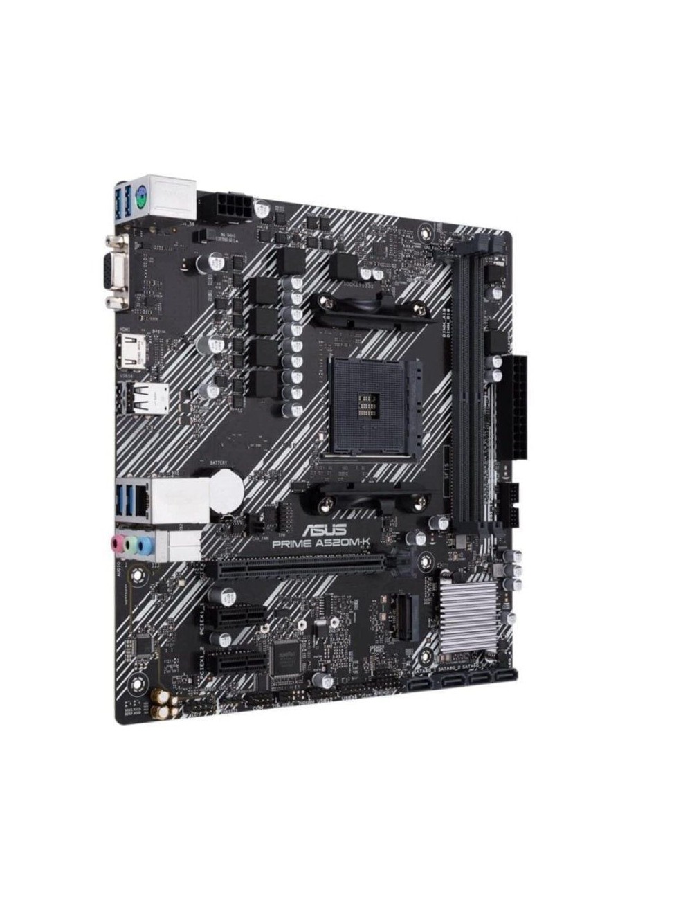 Placa Base Asus Prime A520M-K Socket AM4/ DDR4/ PCIe 3.0/ Micro ATX
