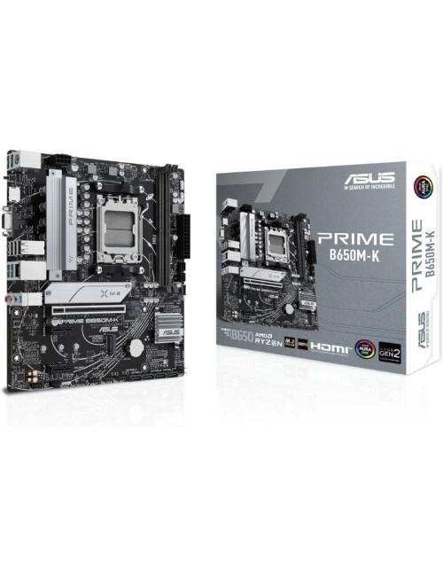 Placa Base Asus Prime B650M-K/ Socket AM5/ DDR5/ PCIe 5.0/ Micro ATX