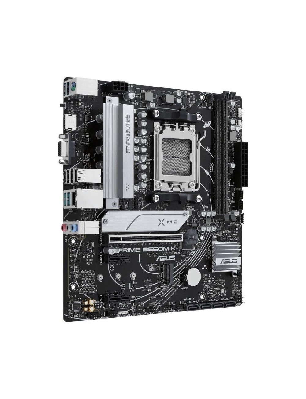 Placa Base Asus Prime B650M-K/ Socket AM5/ DDR5/ PCIe 5.0/ Micro ATX