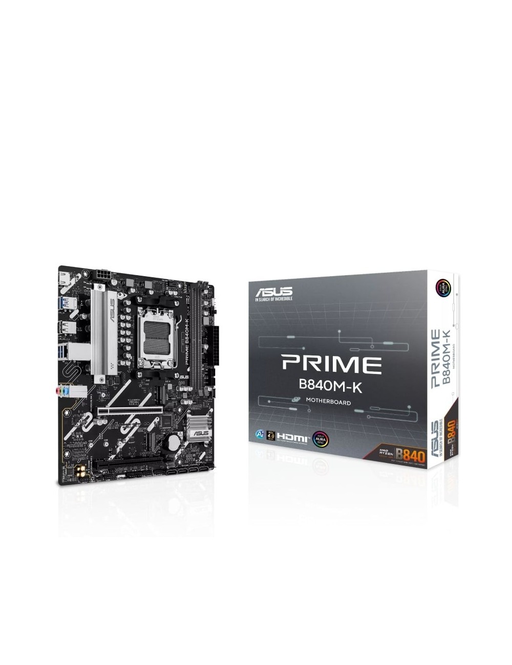 Placa Base Asus Prime B840M-K Socket AM5/ DDR5/ PCIe 4.0/ Micro ATX