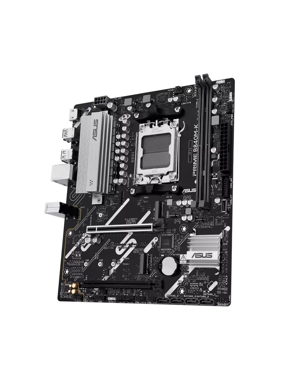 Placa Base Asus Prime B840M-K Socket AM5/ DDR5/ PCIe 4.0/ Micro ATX