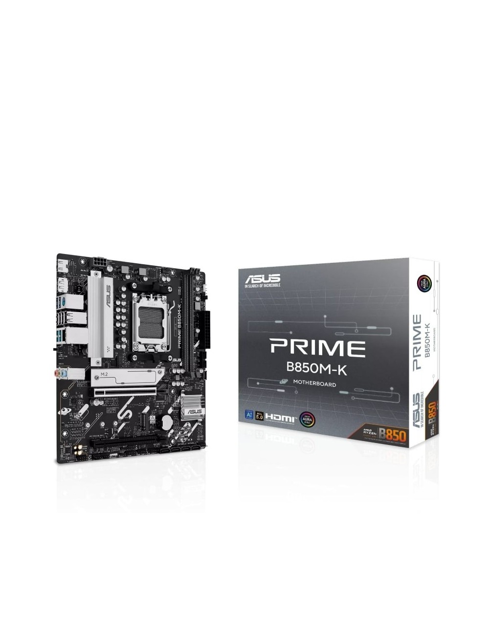Placa Base Asus Prime B850M-K Socket AM5/ DDR5/ PCIe 5.0/ Micro ATX