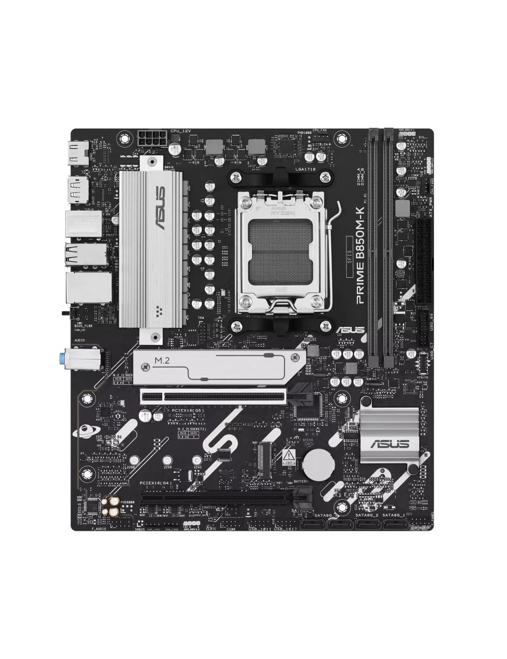 Placa Base Asus Prime B850M-K Socket AM5/ DDR5/ PCIe 5.0/ Micro ATX