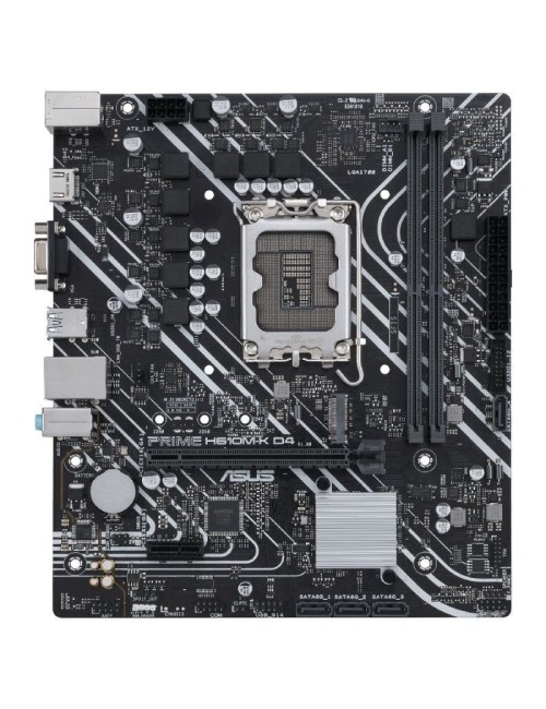 Placa Base Asus Prime H610M-K D4/ Socket 1700/ DDR4/ PCIe 4.0/ Micro ATX