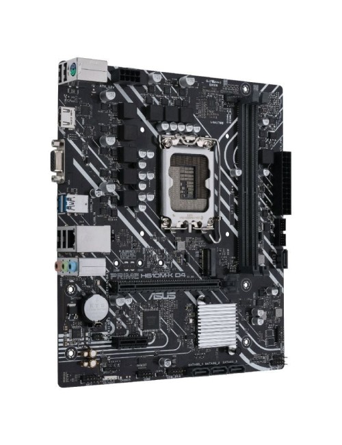 Placa Base Asus Prime H610M-K D4/ Socket 1700/ DDR4/ PCIe 4.0/ Micro ATX