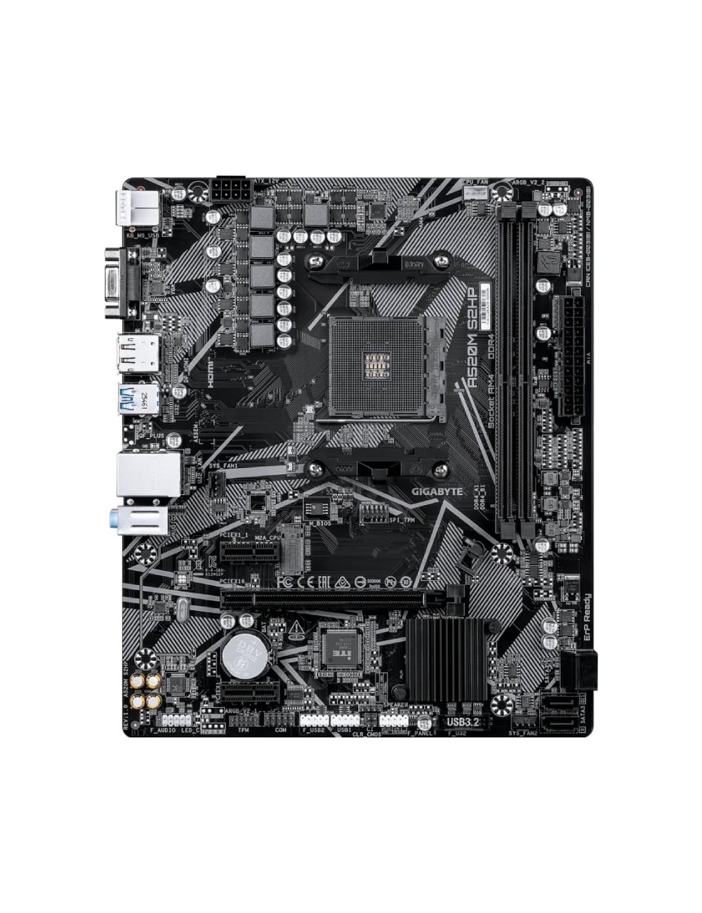 Placa Base Gigabyte A520M S2HP Socket AM4/ DDR4/ PCIe 3.0/ Micro ATX