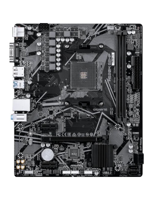 Placa Base Gigabyte A520M S2HP Socket AM4/ DDR4/ PCIe 3.0/ Micro ATX