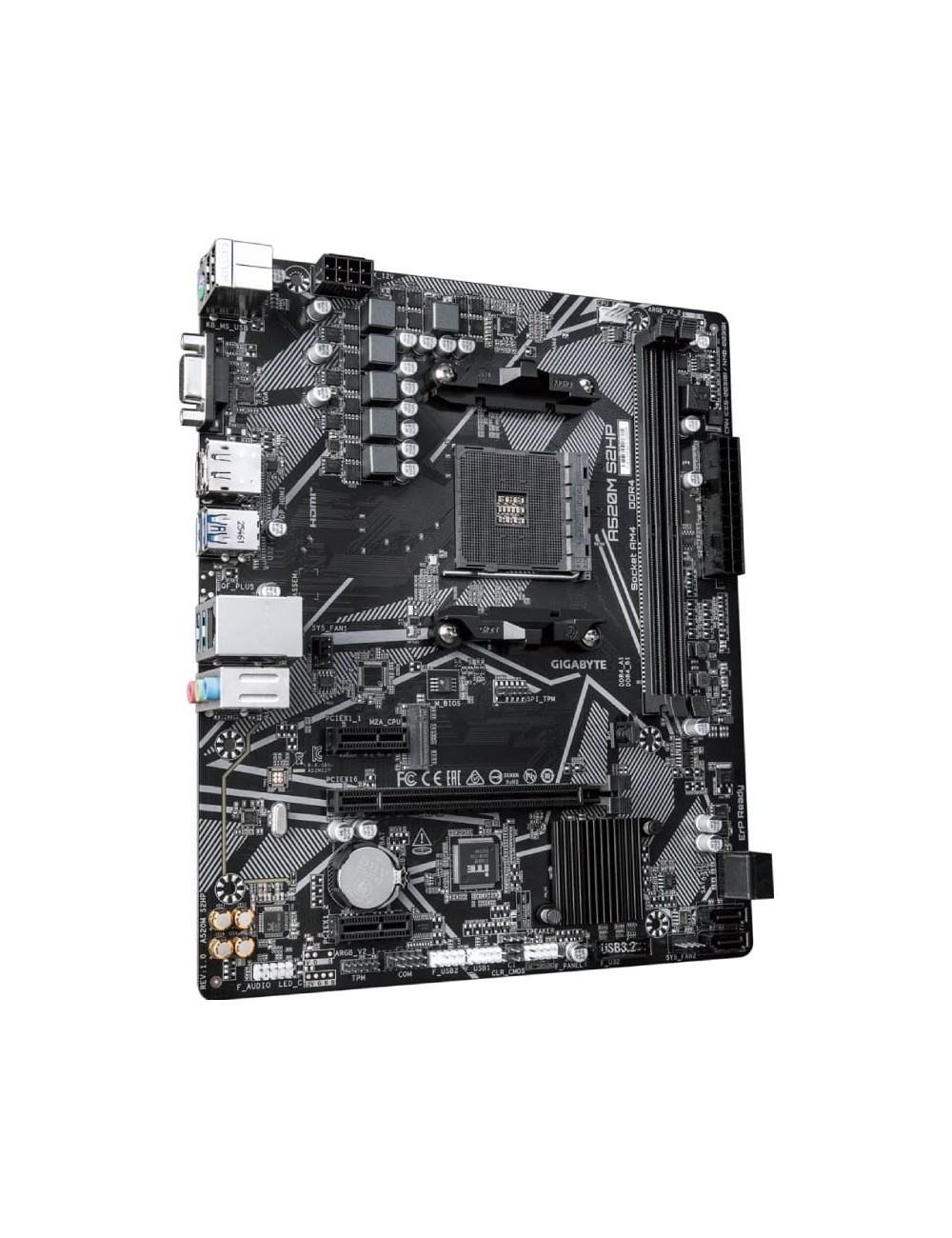 Placa Base Gigabyte A520M S2HP Socket AM4/ DDR4/ PCIe 3.0/ Micro ATX