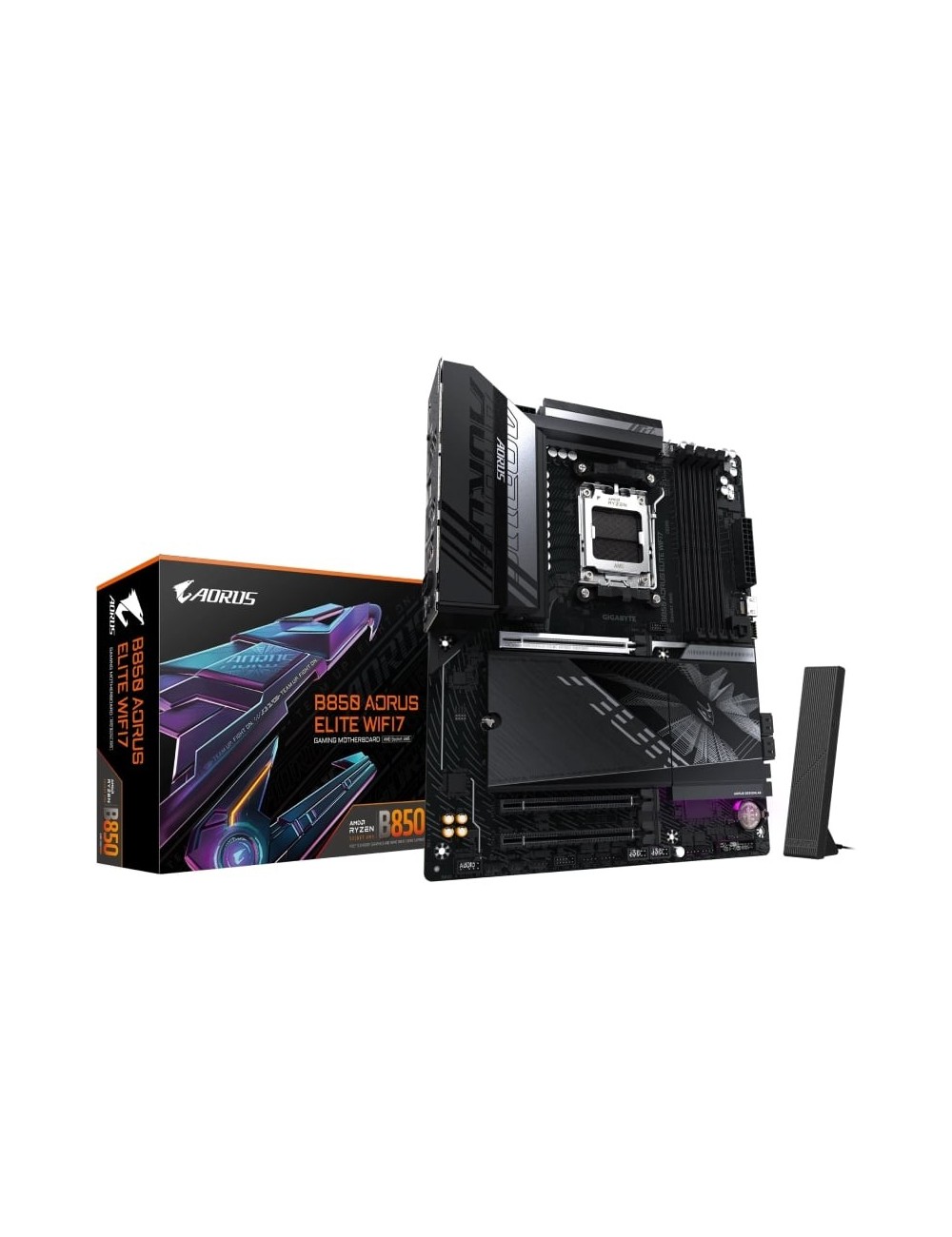 Placa Base Gigabyte B850 AORUS ELITE WIFI7 Socket AM5/ DDR5/ PCIe 5.0