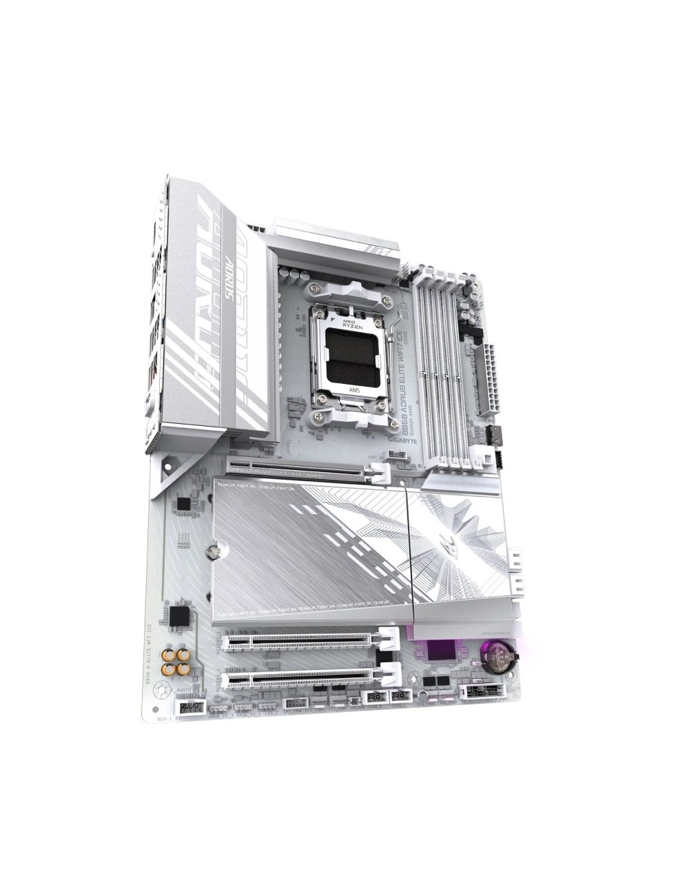 Placa Base Gigabyte B850 AORUS ELITE WIFI7 ICE Socket AM5/ DDR5/ PCIe 5.0