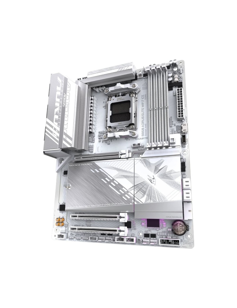 Placa Base Gigabyte B850 AORUS ELITE WIFI7 ICE Socket AM5/ DDR5/ PCIe 5.0