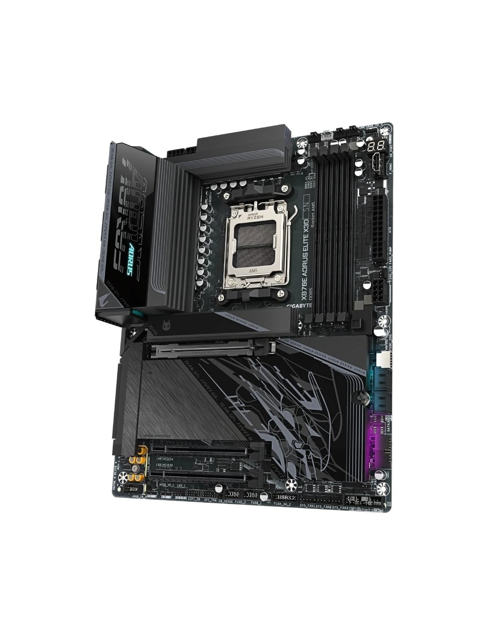 Placa Base Gigabyte X870E A ELITE X Socket AM5/ DDR5/ PCIe 5.0