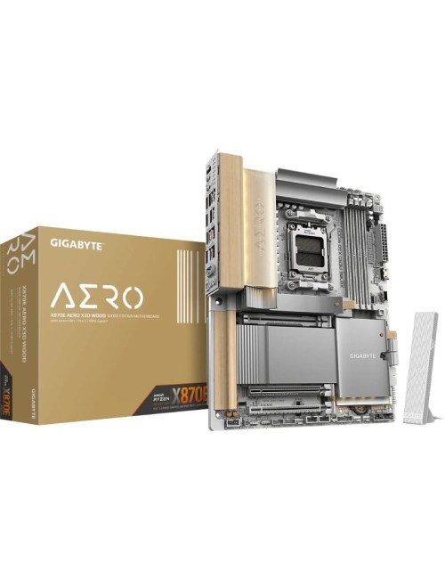 Placa Base Gigabyte X870E AERO X3D WOOD Socket AM5/ DDR5/ PCIe 5.0
