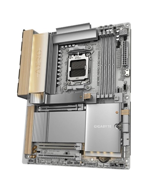 Placa Base Gigabyte X870E AERO X3D WOOD Socket AM5/ DDR5/ PCIe 5.0