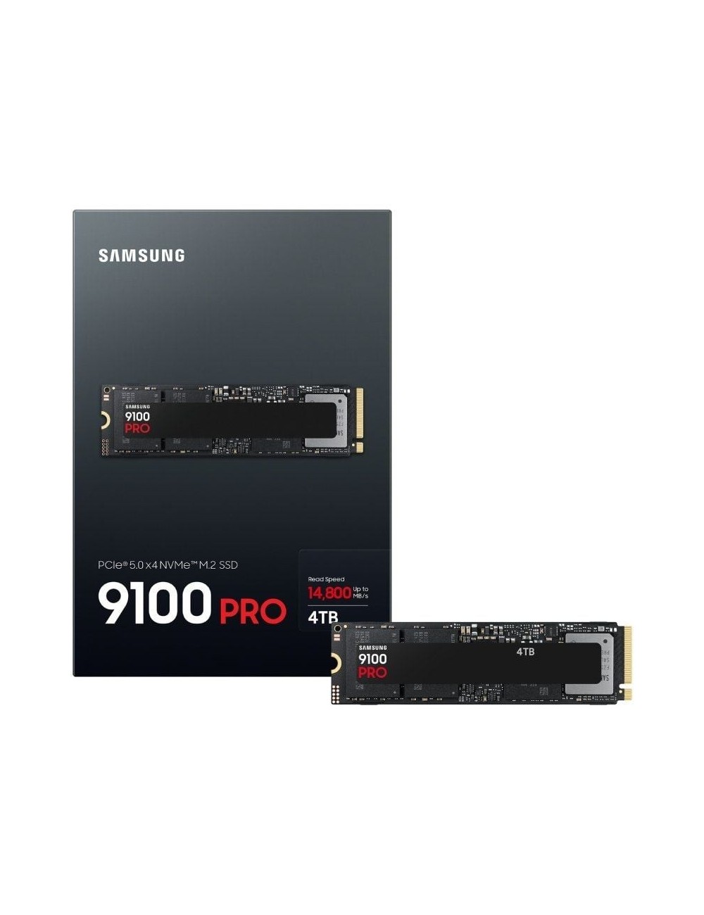 Disco SSD Samsung 9100 PRO 4000GB/ M.2 2280 PCIe Gen5