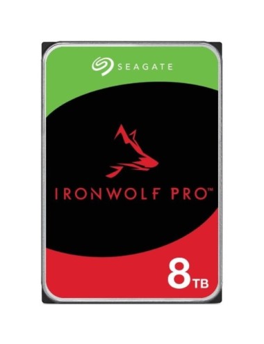 Disco Duro Seagate IronWolf Pro NAS ST8000NT001 8TB/ 3.5'/ SATA III/ 256MB
