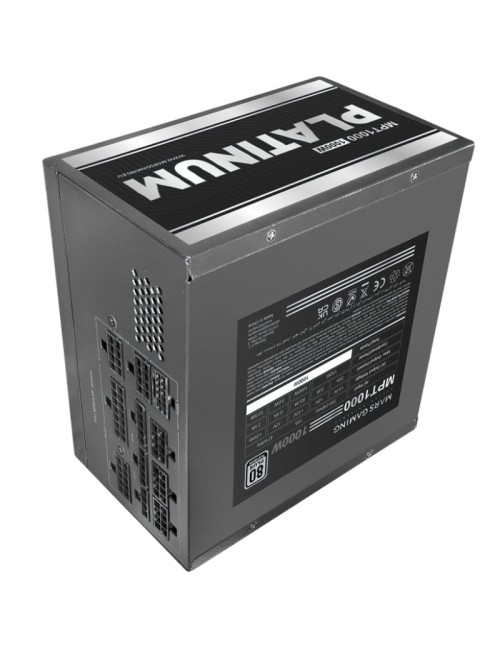 Fuente de Alimentación Mars Gaming MPT1000/ 1000W/ Ventilador 12cm/ ATX 3.1/ PCIe 5.1/ 80 Plus Platinum/ Negra