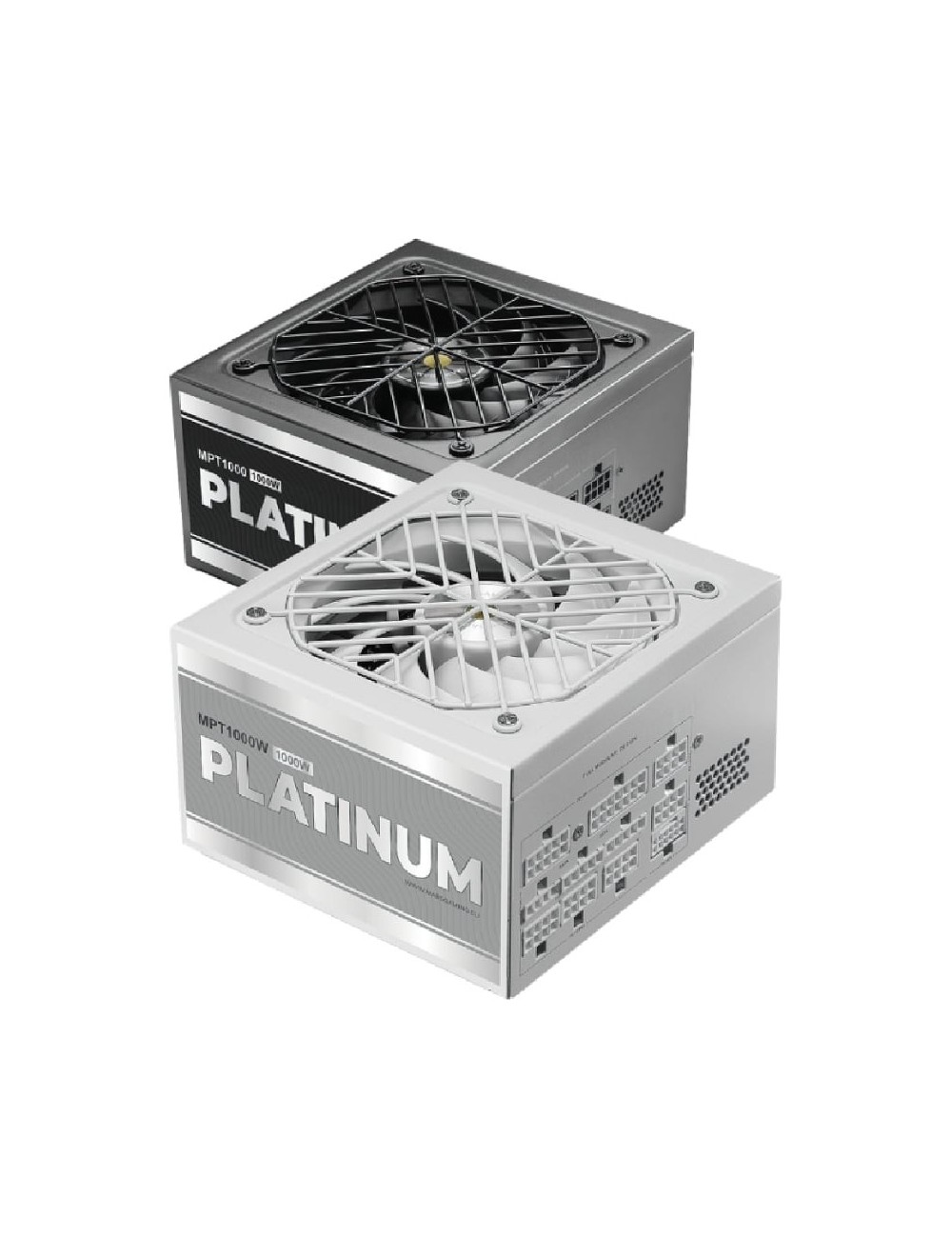 Fuente de Alimentación Mars Gaming MPT1000/ 1000W/ Ventilador 14cm/ ATX 3.1/ PCIe 5.1/ 80 Plus Platinum/ Blanca