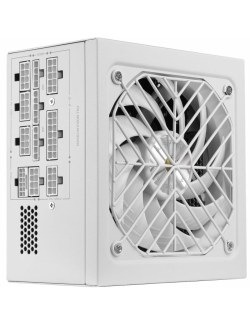Fuente de Alimentación Mars Gaming MPT1000/ 1000W/ Ventilador 14cm/ ATX 3.1/ PCIe 5.1/ 80 Plus Platinum/ Blanca