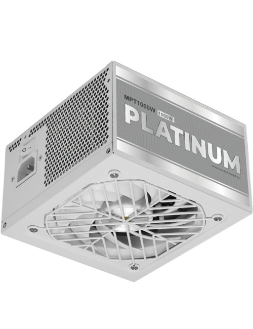 Fuente de Alimentación Mars Gaming MPT1000/ 1000W/ Ventilador 14cm/ ATX 3.1/ PCIe 5.1/ 80 Plus Platinum/ Blanca