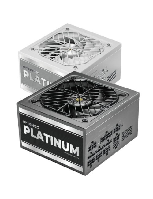 Fuente de Alimentación Mars Gaming MPT850/ 850W/ Ventilador 14cm/ ATX 3.1/ PCIe 5.1/ 80 Plus Platinum/ Negra