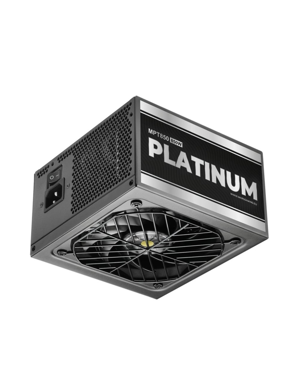 Fuente de Alimentación Mars Gaming MPT850/ 850W/ Ventilador 14cm/ ATX 3.1/ PCIe 5.1/ 80 Plus Platinum/ Negra