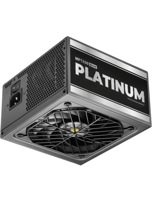 Fuente de Alimentación Mars Gaming MPT850/ 850W/ Ventilador 14cm/ ATX 3.1/ PCIe 5.1/ 80 Plus Platinum/ Negra