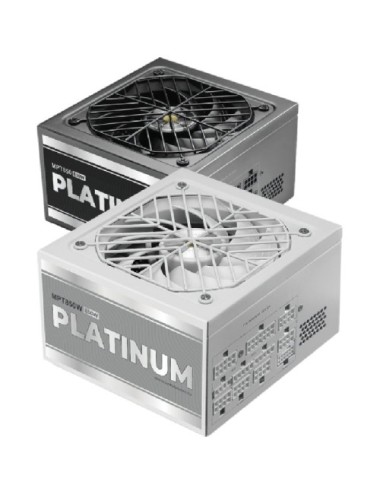 Fuente de Alimentación Mars Gaming MPT850/ 850W/ Ventilador 14cm/ ATX 3.1/ PCIe 5.1/ 80 Plus Platinum/ Blanca