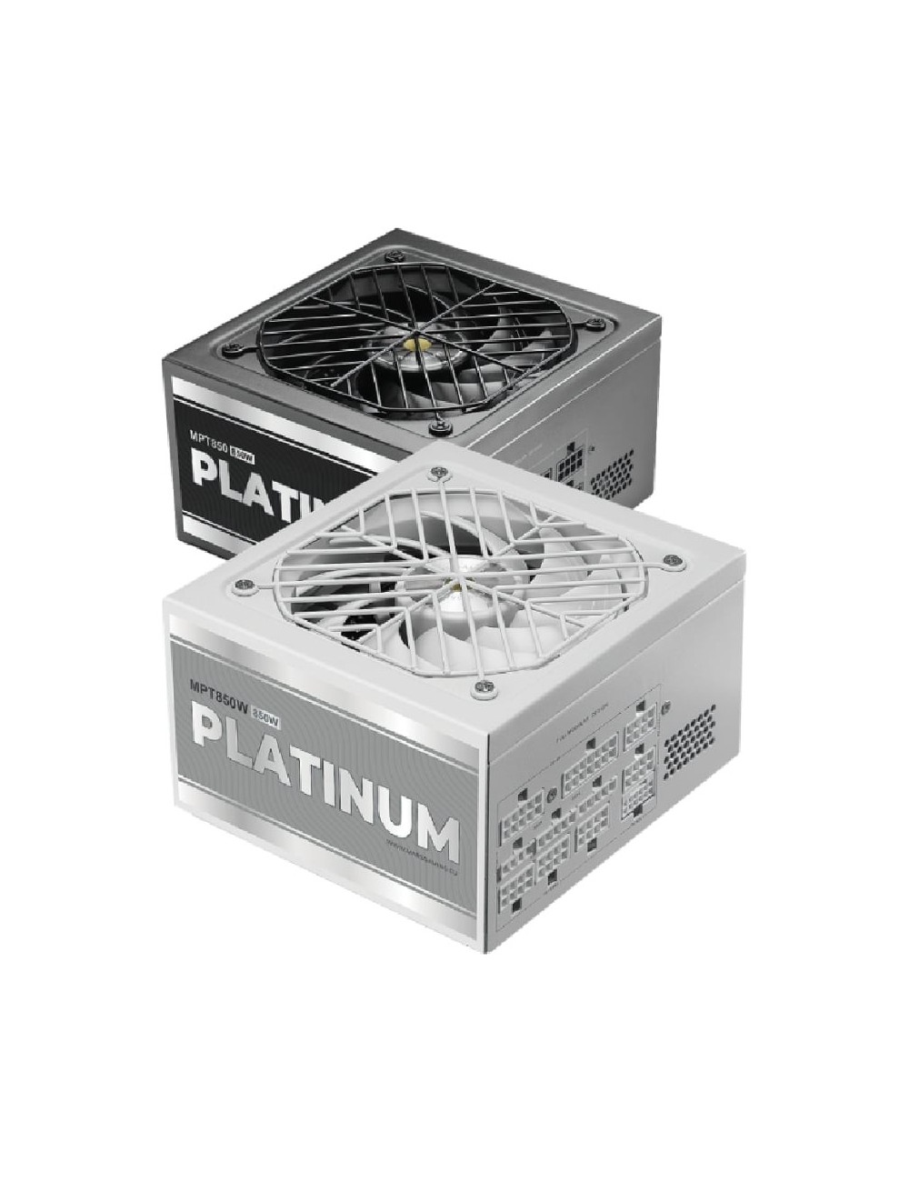 Fuente de Alimentación Mars Gaming MPT850/ 850W/ Ventilador 14cm/ ATX 3.1/ PCIe 5.1/ 80 Plus Platinum/ Blanca