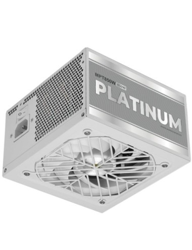 Fuente de Alimentación Mars Gaming MPT850/ 850W/ Ventilador 14cm/ ATX 3.1/ PCIe 5.1/ 80 Plus Platinum/ Blanca