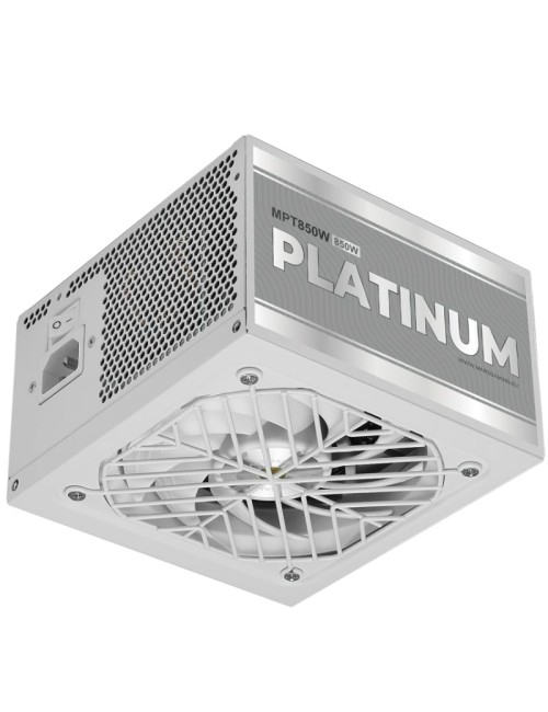 Fuente de Alimentación Mars Gaming MPT850/ 850W/ Ventilador 14cm/ ATX 3.1/ PCIe 5.1/ 80 Plus Platinum/ Blanca