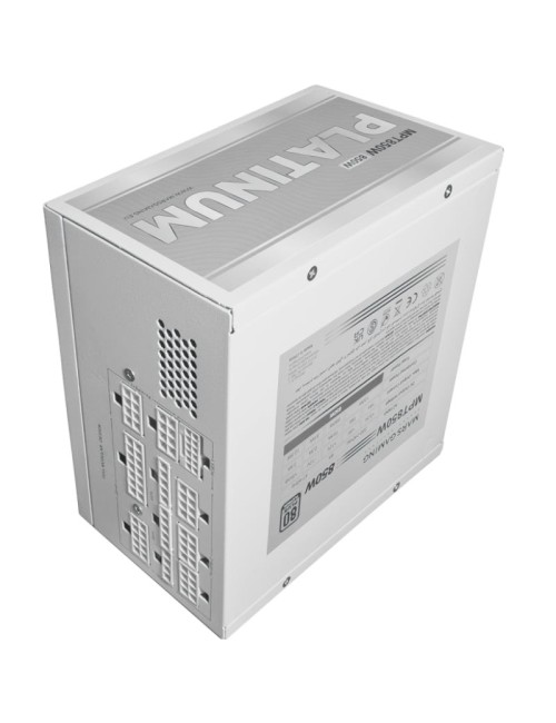 Fuente de Alimentación Mars Gaming MPT850/ 850W/ Ventilador 14cm/ ATX 3.1/ PCIe 5.1/ 80 Plus Platinum/ Blanca