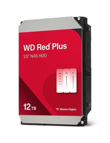 Disco Duro Western Digital WD Red Plus NAS 12TB/ 3.5'/ SATA III/ 512MB