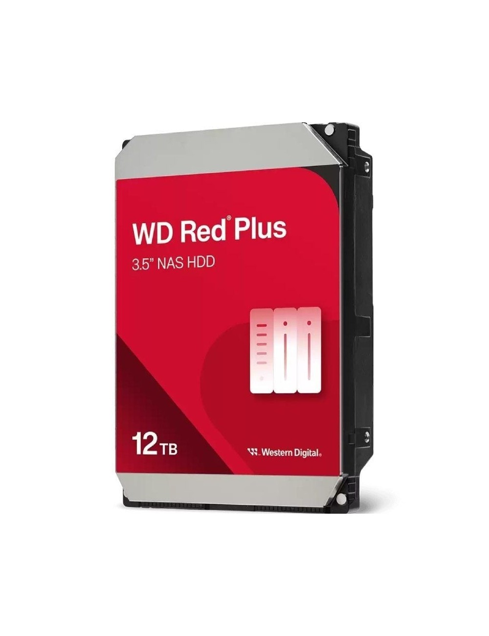 Disco Duro Western Digital WD Red Plus NAS 12TB/ 3.5'/ SATA III/ 512MB