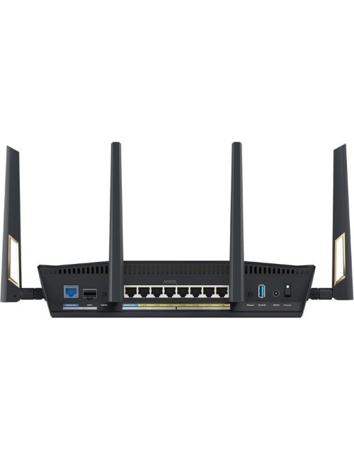 Router Inalámbrico Asus RT-BE88U/ WiFi 7/ 7200Mbps/ 2.4GHz 5GHz/ 4 Antenas/ WiFi 802.11be/ax/ac/n/a/ - n/b/g