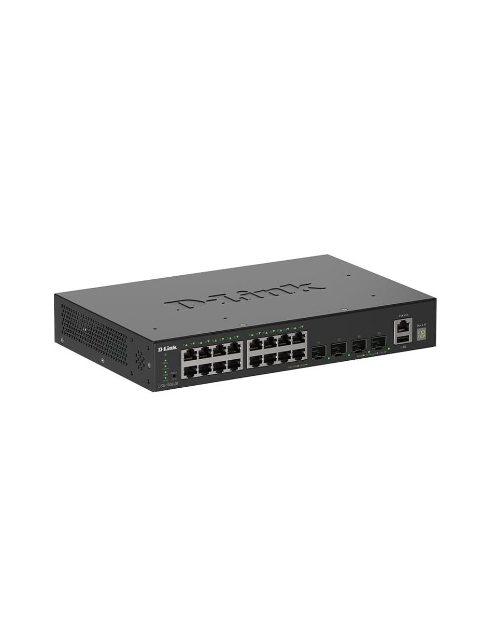 Switch Gestionable D-Link DGS-1530-20/E 16 Puertos/ RJ-45 10/100/1000