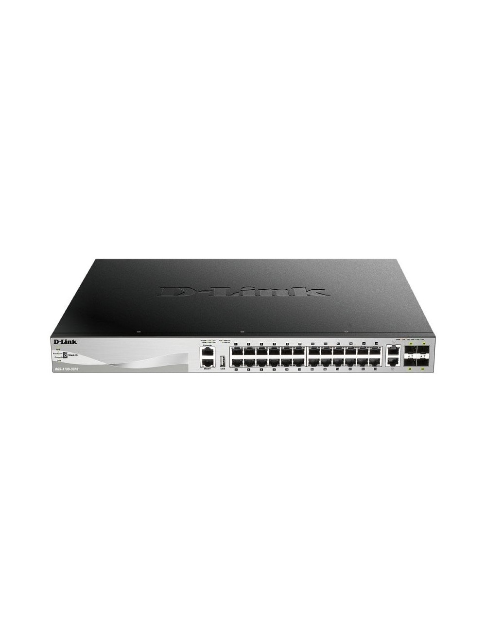 Switch Gestionable D-Link DGS-3130-30PS/E 26 Puertos/ RJ-45 10/100/1000/ SFP