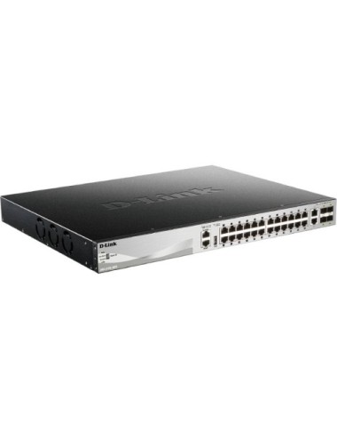 Switch Gestionable D-Link DGS-3130-30PS/E 26 Puertos/ RJ-45 10/100/1000/ SFP