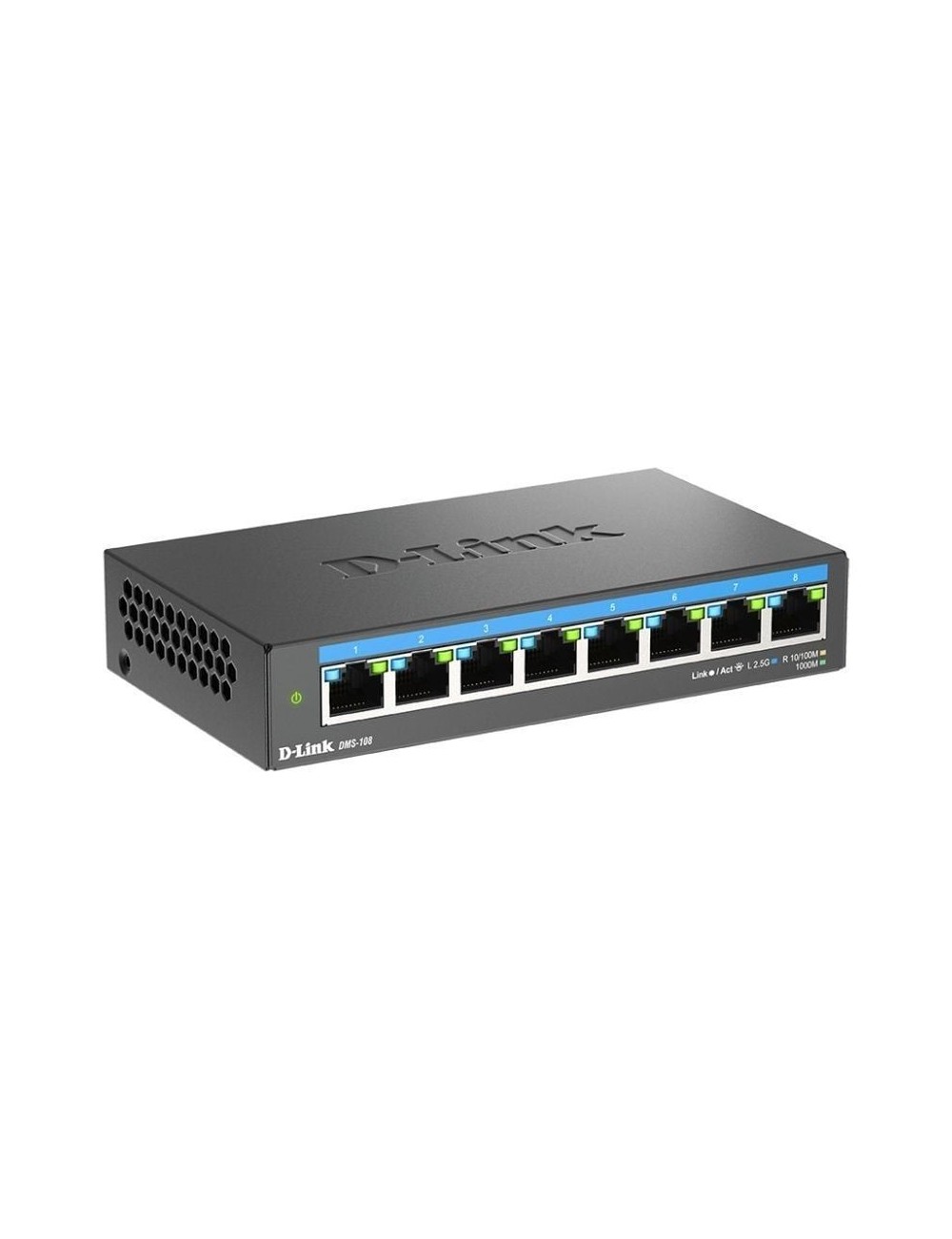 Switch D-Link DMS-108 8 Puertos/ RJ-45 10/100/1000/2.5 Gbps