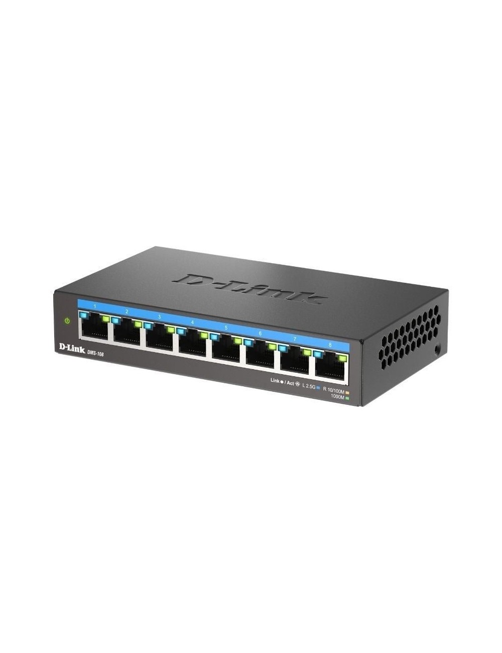 Switch D-Link DMS-108 8 Puertos/ RJ-45 10/100/1000/2.5 Gbps