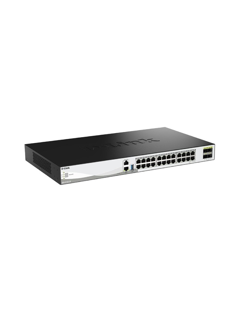 Switch Gestionable D-Link DXS-3130-28/E 24 Puertos/ RJ-45 10Gbps/ SFP/ PoE