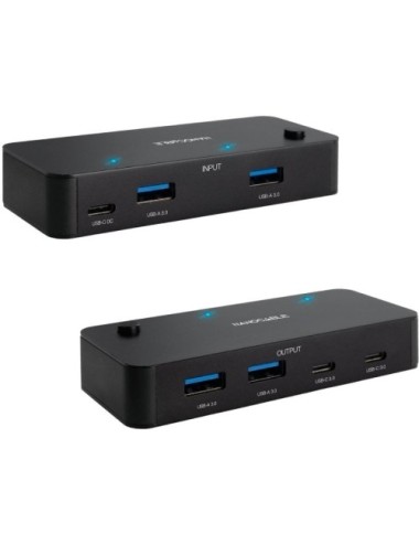 Switch Conmutador USB Nanocable 10.12.0011/ 2x USB/ 2x USB Tipo-C
